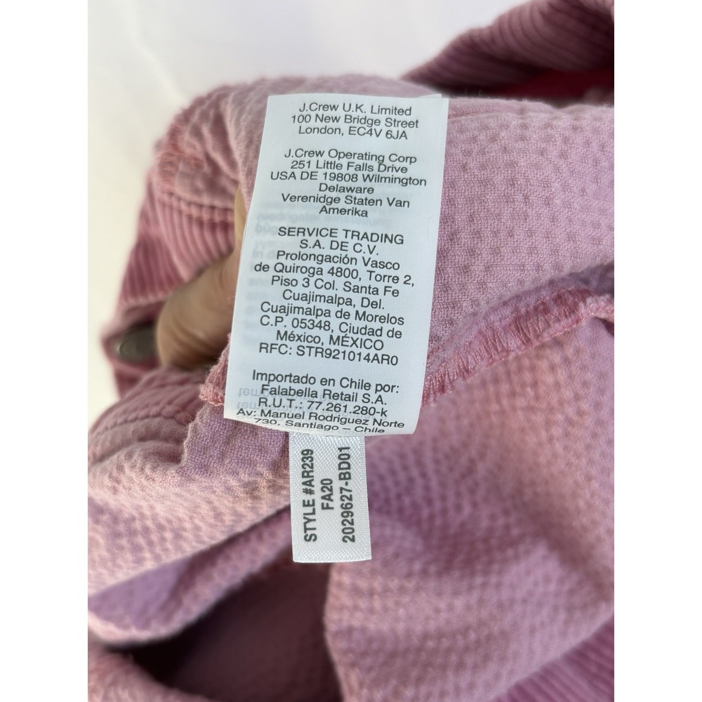 Crewcuts Girls Pink Corduroy Mini  Size 14 Heart Pockets Zip Belt Loops Y2K - Picture 6 of 7